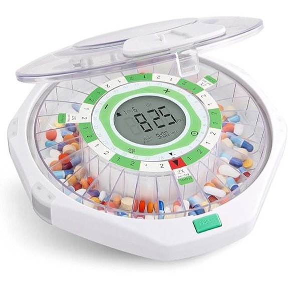 automatic pill dispenser lcd