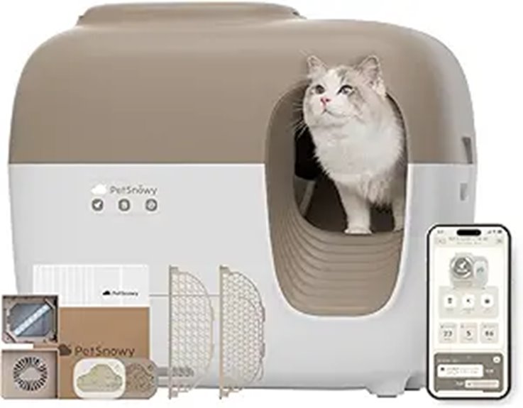 PetSnowy Automatic Self-Cleaning Cat Litter Box