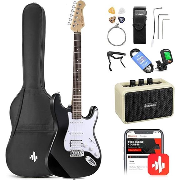 beginner electric guitar kit