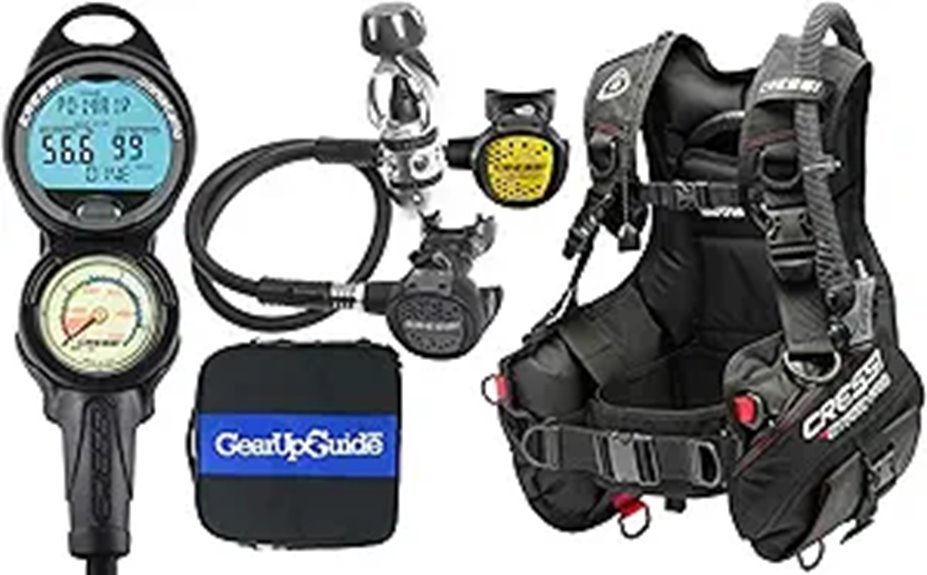 Cressi Start Scuba Gear Set with C2 Dive Computer