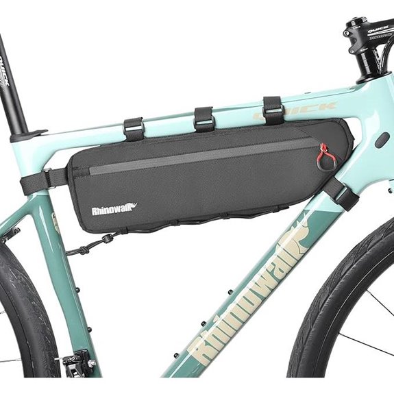 Rhinowalk Top Tube Bag - 2.1/2.7L Triangle Bag for Road & Gravel Bikes