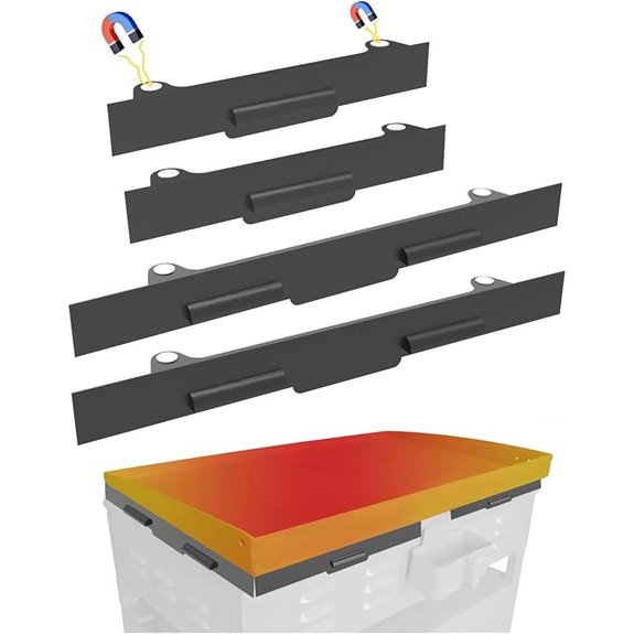 Koutemie Wind Guards for 22 Blackstone Griddle (4 Pack)