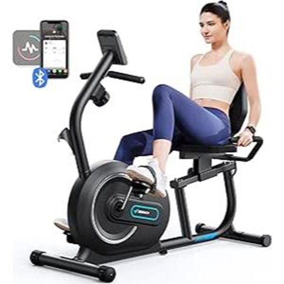 bluetooth enabled exercise bike