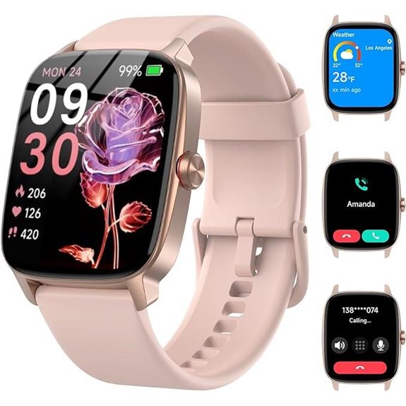 Smartwatch with Bluetooth Call & Health Features