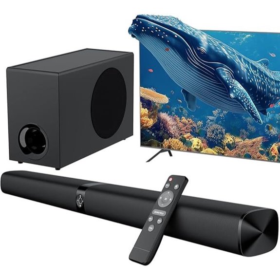 Sound Bar with Subwoofer Bluetooth & 3 Equalizer Modes