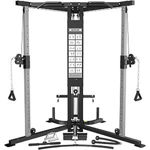 cable crossover pulley system