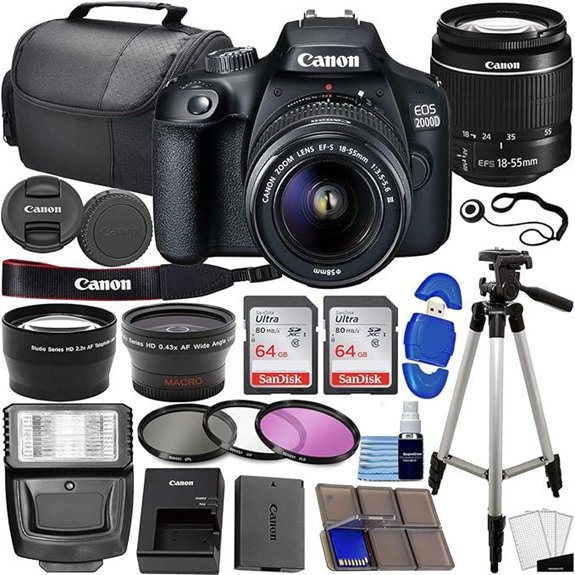 Canon EOS 2000D Rebel T7 DSLR Camera Kit