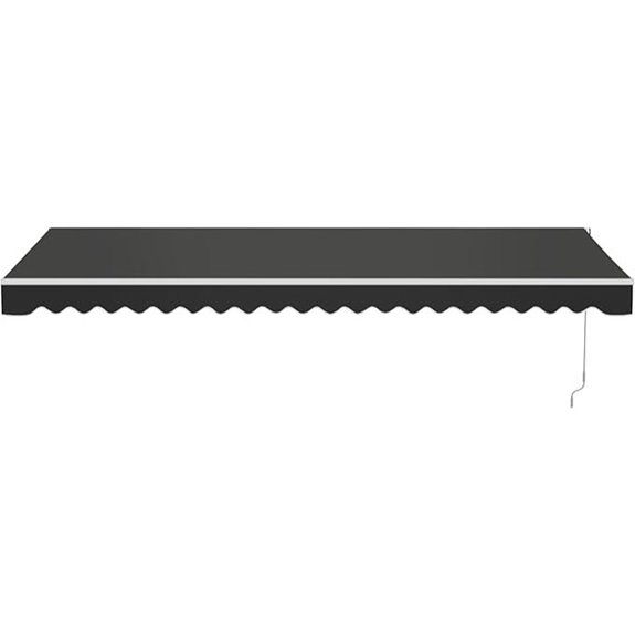 Aleko 16x10 ft Caribbean Style Motorized Awning