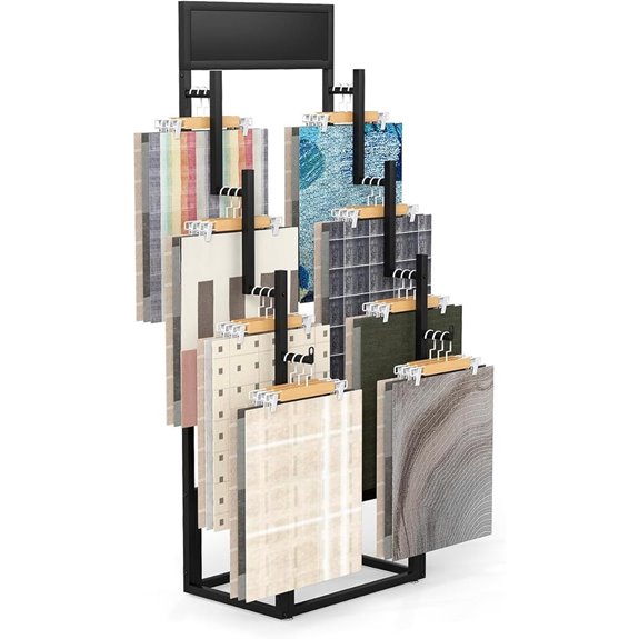 Lukar Carpet Sample Display Rack for Retail Stores