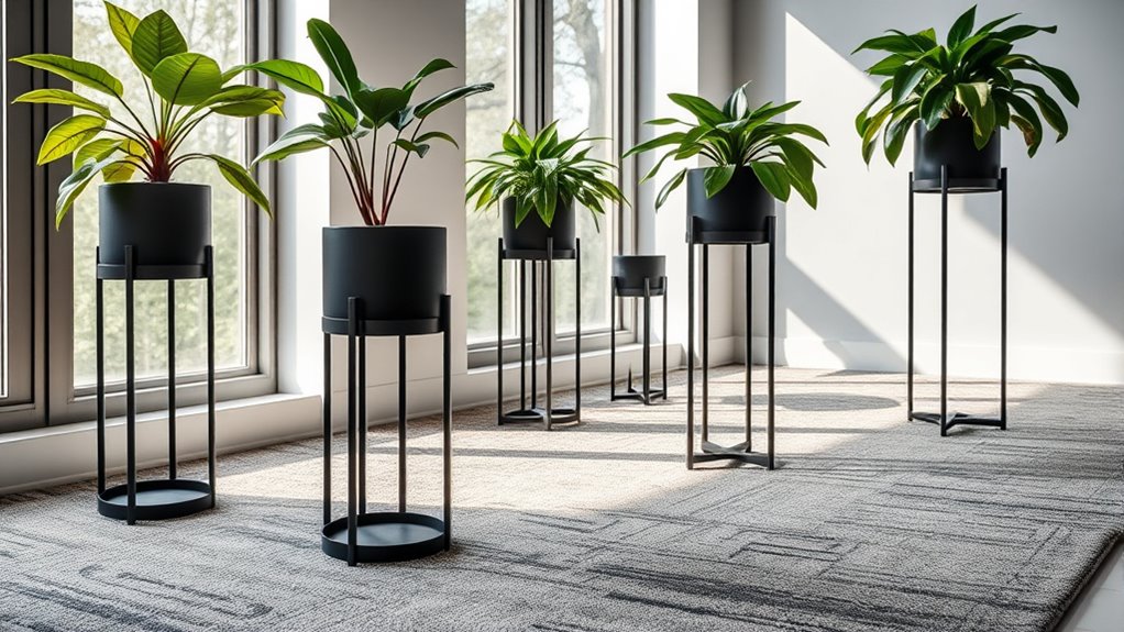 carpet safe stable stylish stands