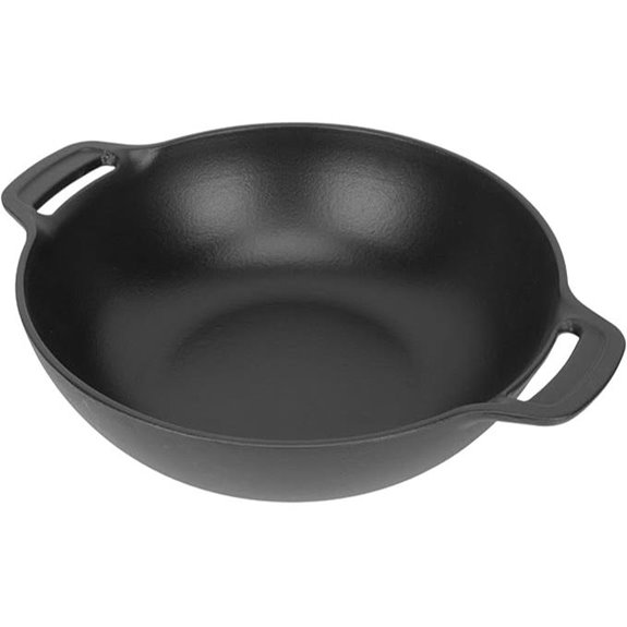 Cast Iron Grill Wok for Weber BBQ Grates