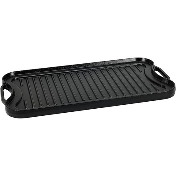 Amazon Basics Cast Iron Reversible Grill/Griddle