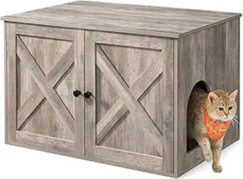 Feandrea Cat Litter Box Enclosure End Table