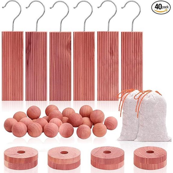Homode Cedar Blocks and Sachets for Closet Storage