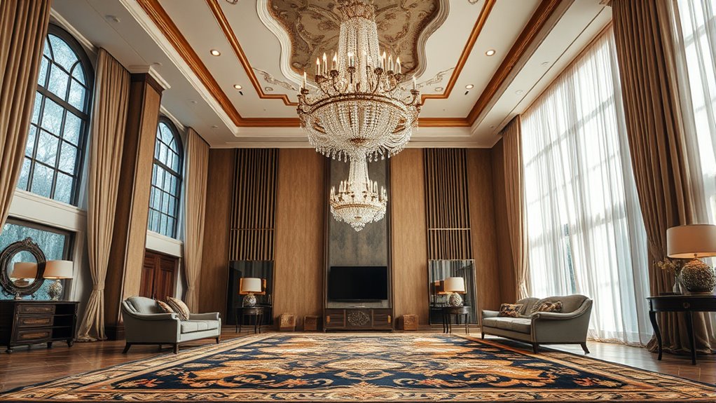 ceiling height lighting harmony