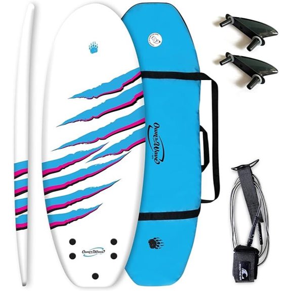 Own The Wave Clawstrike 4’3ft Kid's Foam Surfboard