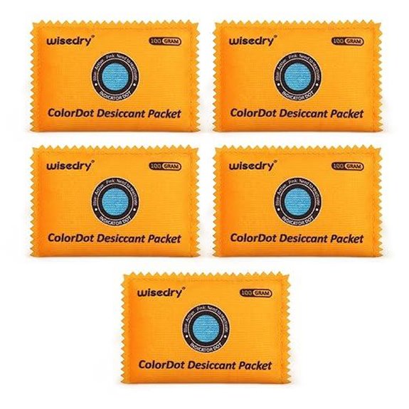 Wisedry 100g Reusable Color-Indicating Desiccant Packs