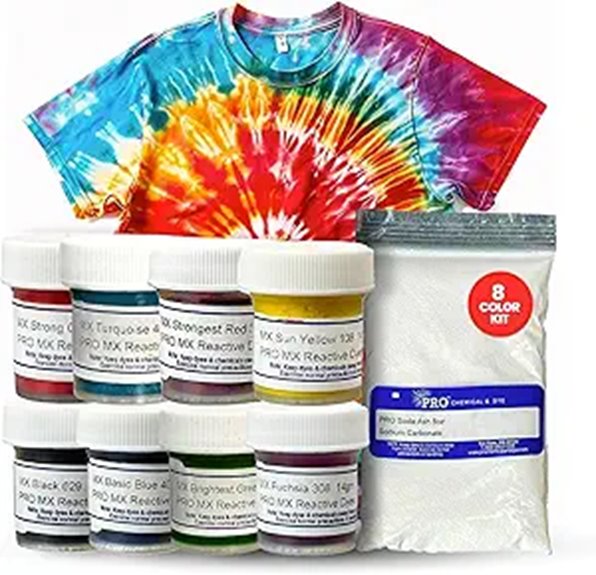 PRO Fiber Reactive Tie Dye Kit (8 Colors)