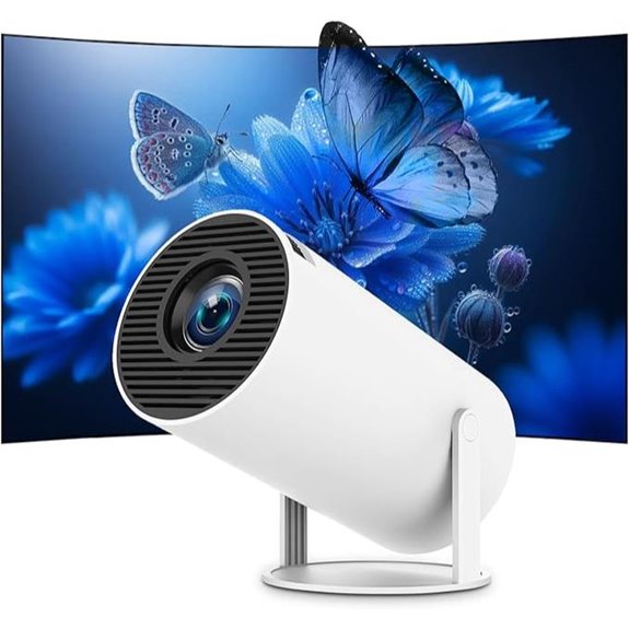 Mini 4K Portable WiFi Bluetooth Projector