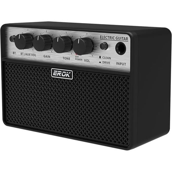 compact dual channel guitar amp