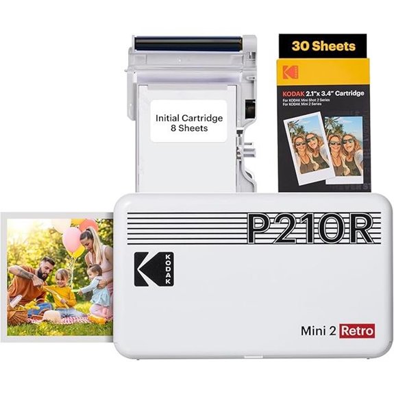 Kodak Mini 2 Retro 4PASS Portable Photo Printer