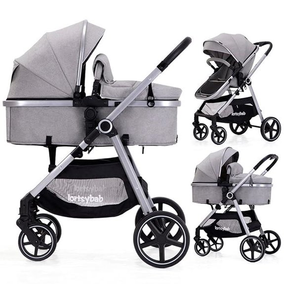 convertible stroller with reversible seat