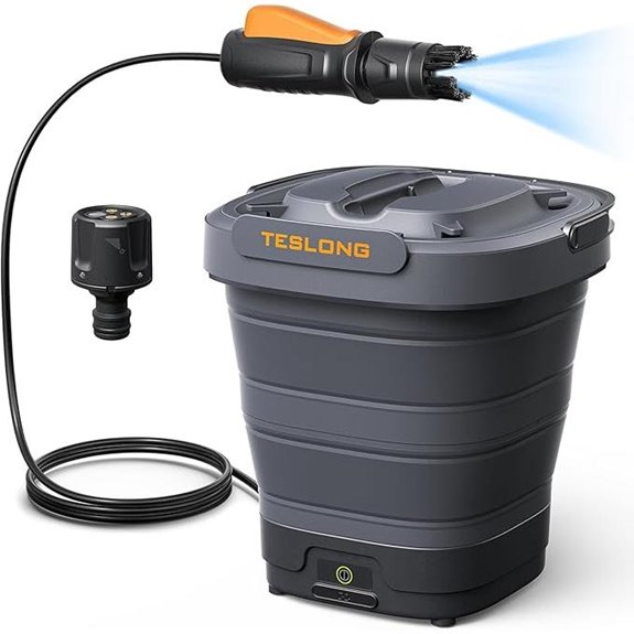 Teslong Portable Cordless Pressure Washer with 12L Tank