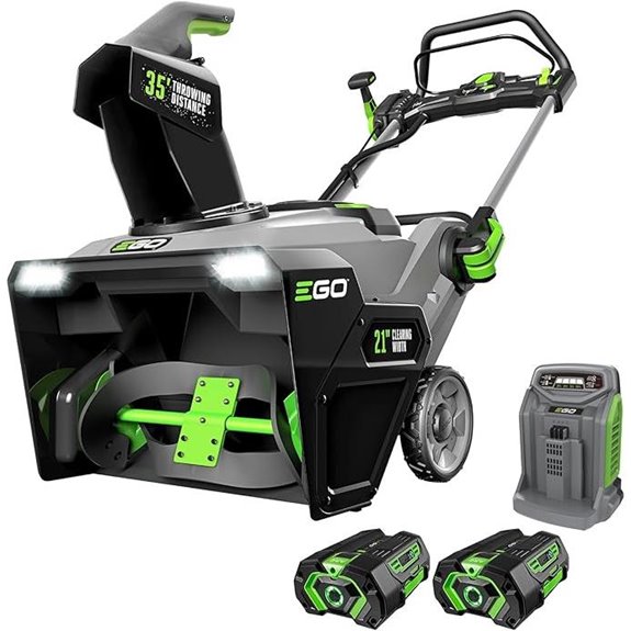 EGO Power+ 21-Inch 56V Cordless Snow Blower (2 Batteries)