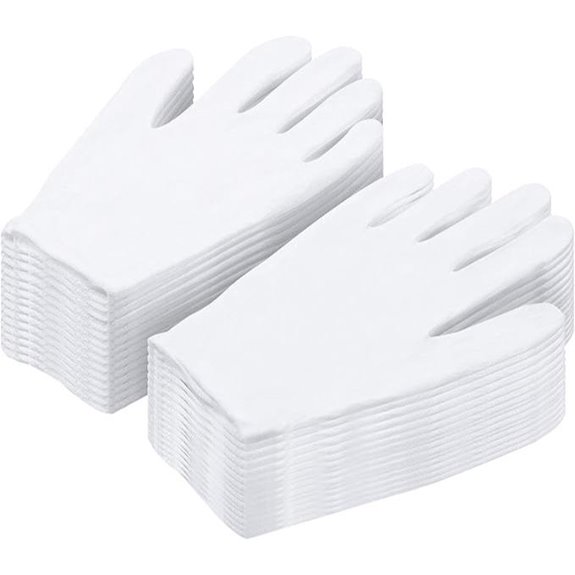 Paxcoo Cotton Gloves for Moisturizing and Inspection