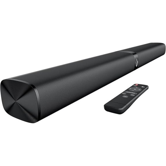 Bluetooth Soundbar for TV PC Gaming 2-in-1 Detachable