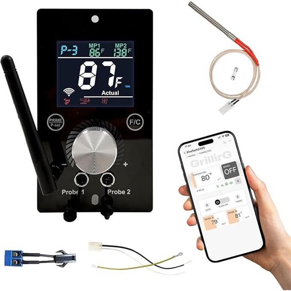 Smart WiFi Digital Grill Controller for Smokers