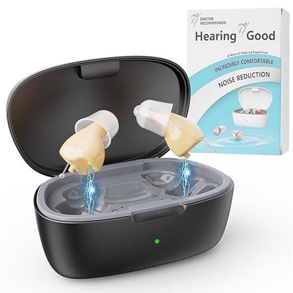 Invisible Rechargeable Hearing Aids for Seniors