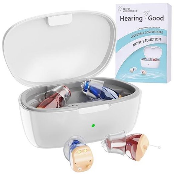 Invisible Rechargeable Hearing Aids for Severe Loss