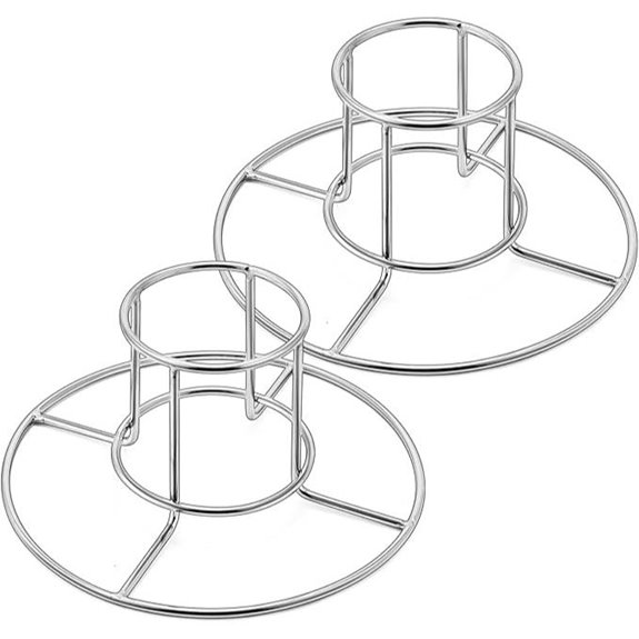 E-far 2-Pack Beer Can Chicken Holders