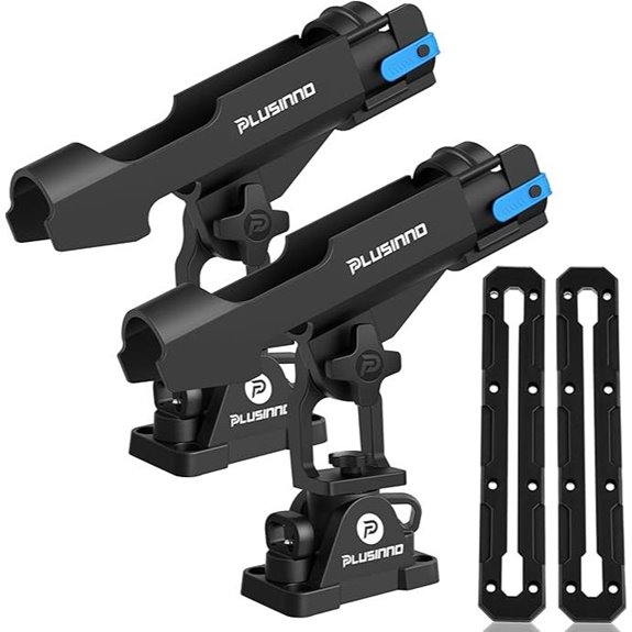 PLUSINNO 2-in-1 Boat Kayak Fishing Rod Holders