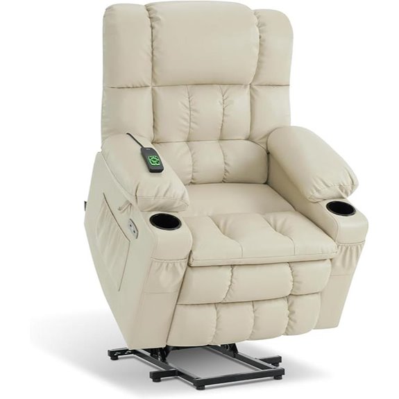 MCombo Dual Motor Lift Recliner Chair with Massage