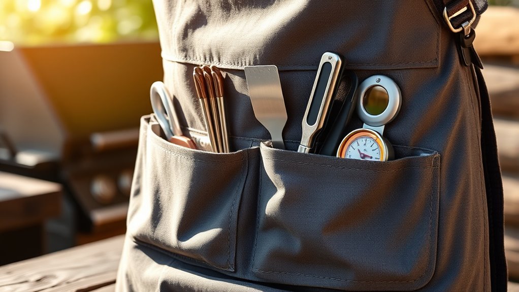 durable functional apron features