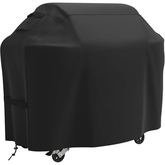 Heavy Duty Waterproof Grill Cover with Adjustable Straps