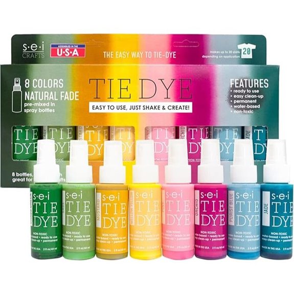 S.E.I. Tie Dye Kit with 8 Colors