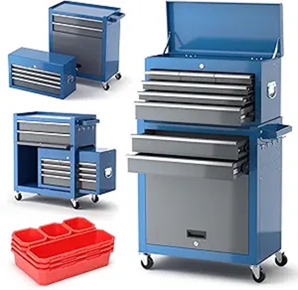 eight drawer rolling tool chest