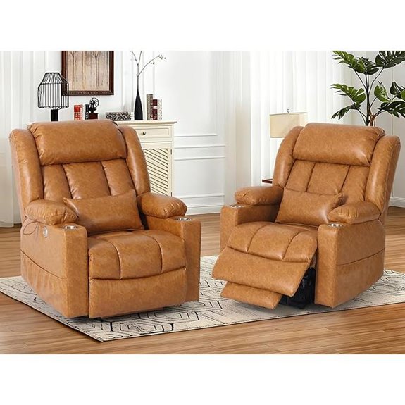 ABCASA Zero Gravity Recliners for Elderly (Set of 2)