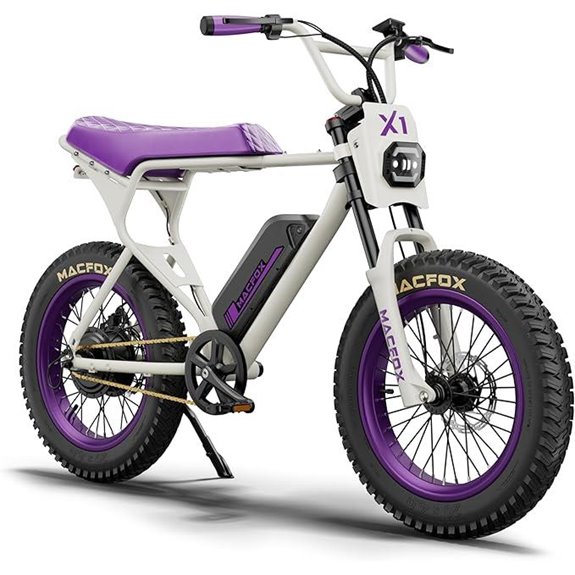 MACFOX X1S 2025 Electric Bike 750W 25 MPH Fat Tires