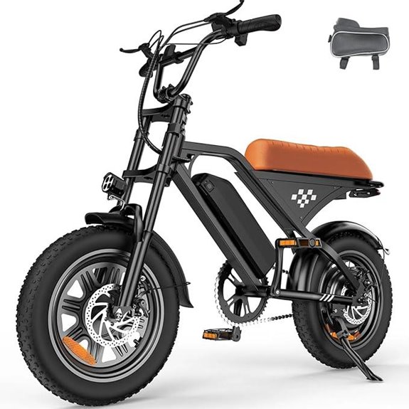 Electric Fat Tire E-Bike for Adults and Teens