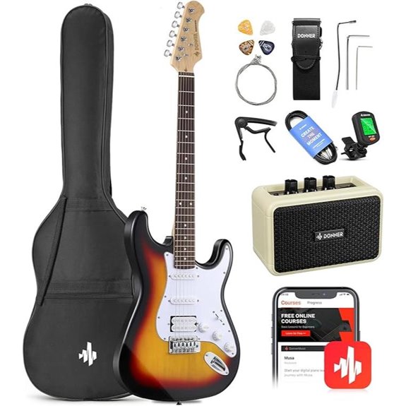 electric guitar kit with accessories