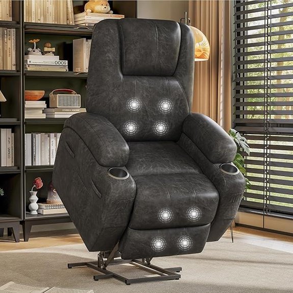 electric recliner with massage