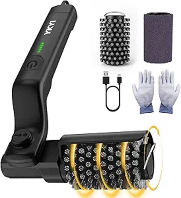 Electric Rotary Grill Brush with 3-Speed Control