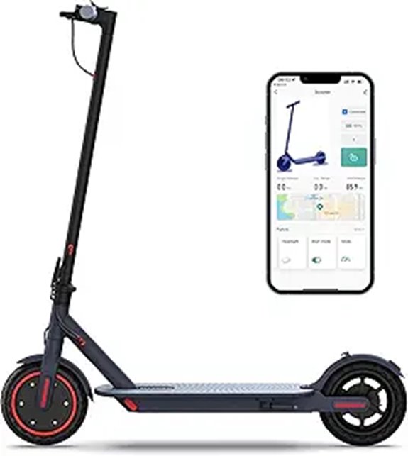 electric scooter with suspension