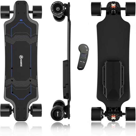 A1 Electric Skateboard with Remote and 17-Mile Range