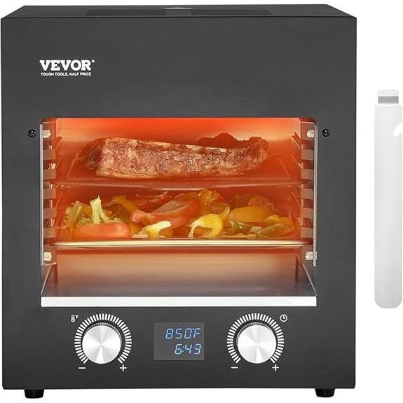 VEVOR Electric Steak Grill with Adjustable Rack
