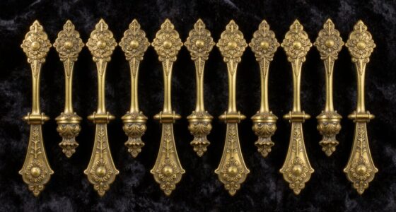 elegant brass curtain tiebacks
